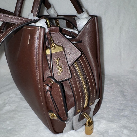 NWT Coach Rogue 31 Maple Leather Purse - Picture 5 of 10
